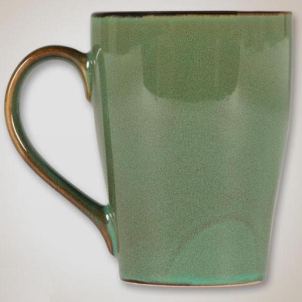 16 oz. Ceramic Mug (Willow Green/Black) - Tea Ware from Imperial Tea Garden®