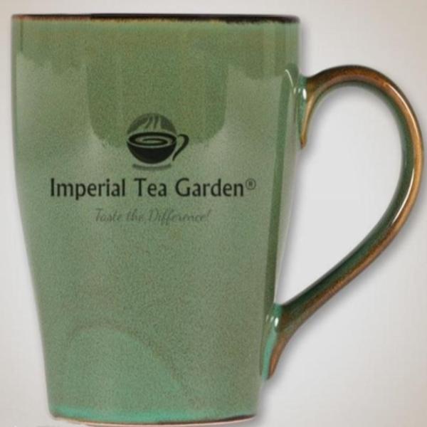 16 oz. Ceramic Mug (Willow Green/Black) - Tea Ware from Imperial Tea Garden®