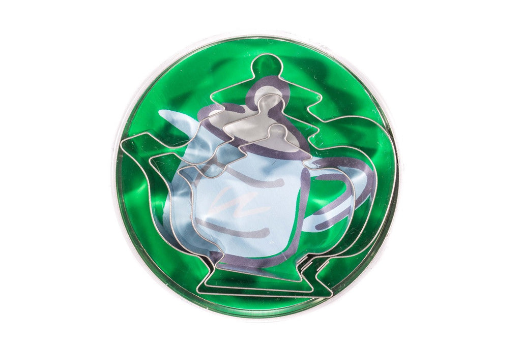 3 pc. Tin Cookie Cutter Set - Tea Ware from Imperial Tea Garden®